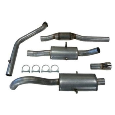 Volvo 740 / 940 Turbo 3 inch RVS Uitlaatsysteem met 100 cell kat