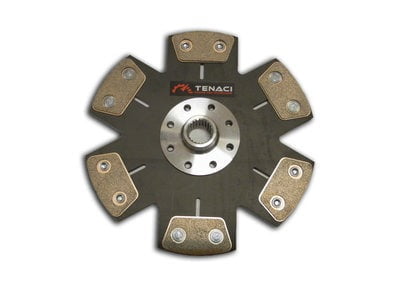 Tenaci Sinterplate M46/M47 6-Puck Koppelingsplaat (240mm, 22 Splines)