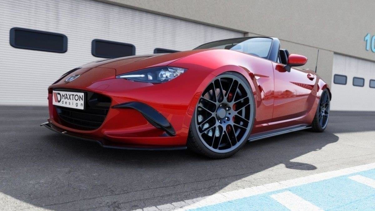 Front Splitter V.2 Mazda MX-5 ND – Gloss Black | Sportieve look & verbeterde aerodynamica
