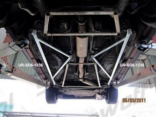 Volvo 850 Turbo 4D Ultra-Racing 2x 3-Point Side Bars 1236
