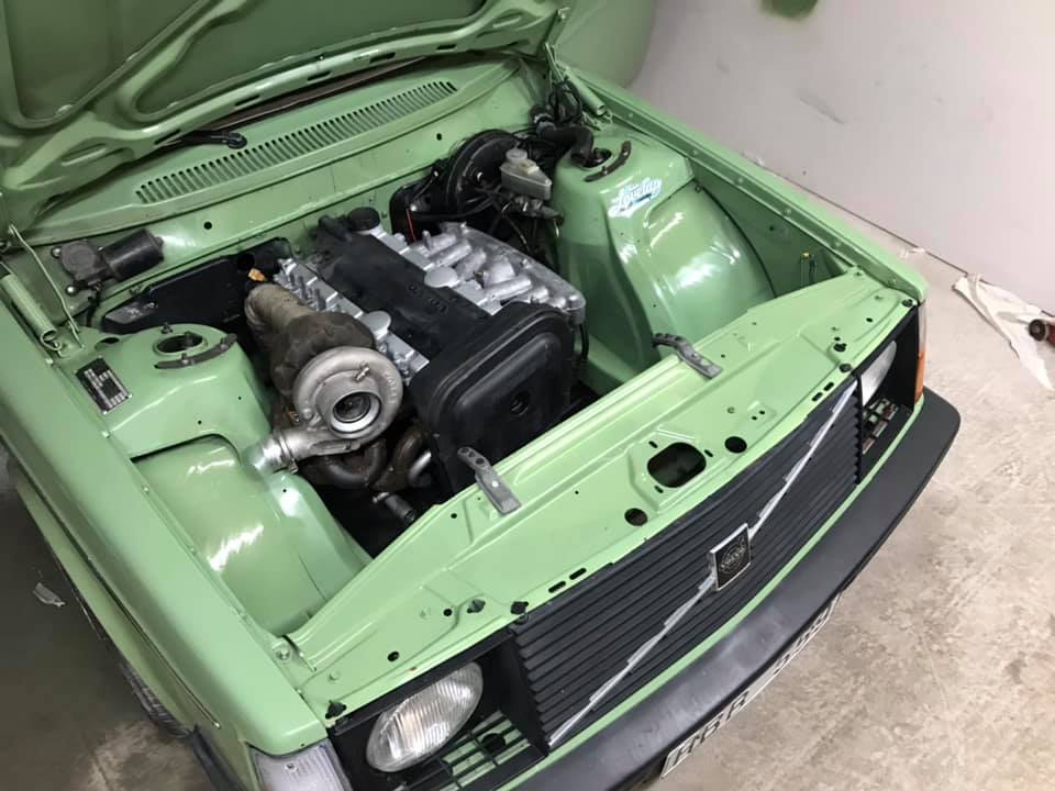 ASS Motorsteunen Volvo 240 - 5-6cyl Whiteblock Standaard Hoek