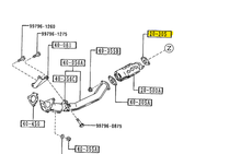 OEM Mazda MX-5 NA Uitlaatpakking Katalysator - Middendemper