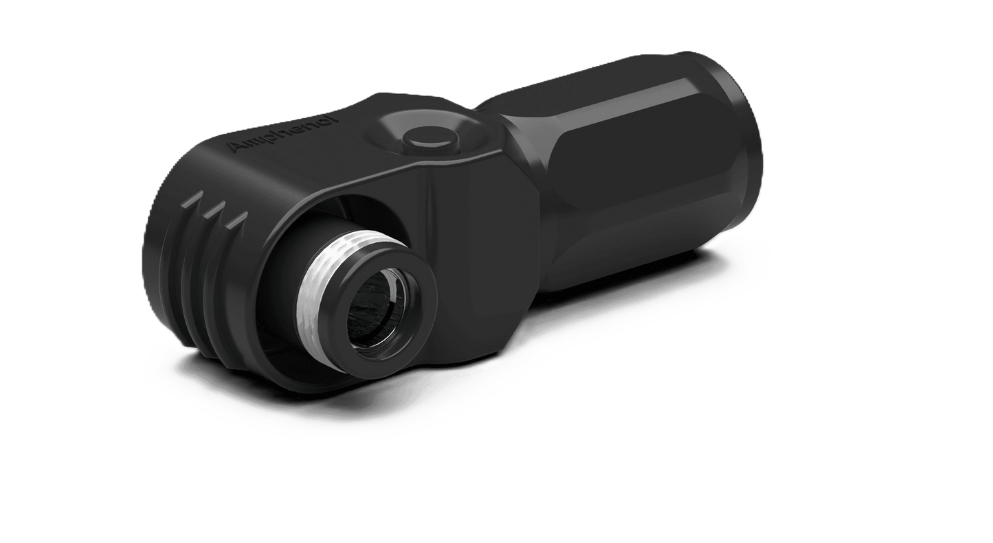 16mm2 Connector voor Schutborddoorvoer Accukabels Zwart
