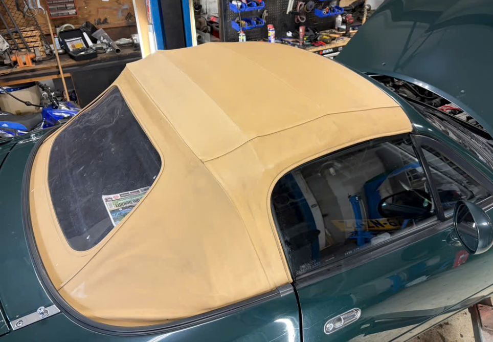 Gebruikt: Mazda MX-5 NA NB Tan Beige Softtop incl. Frame
