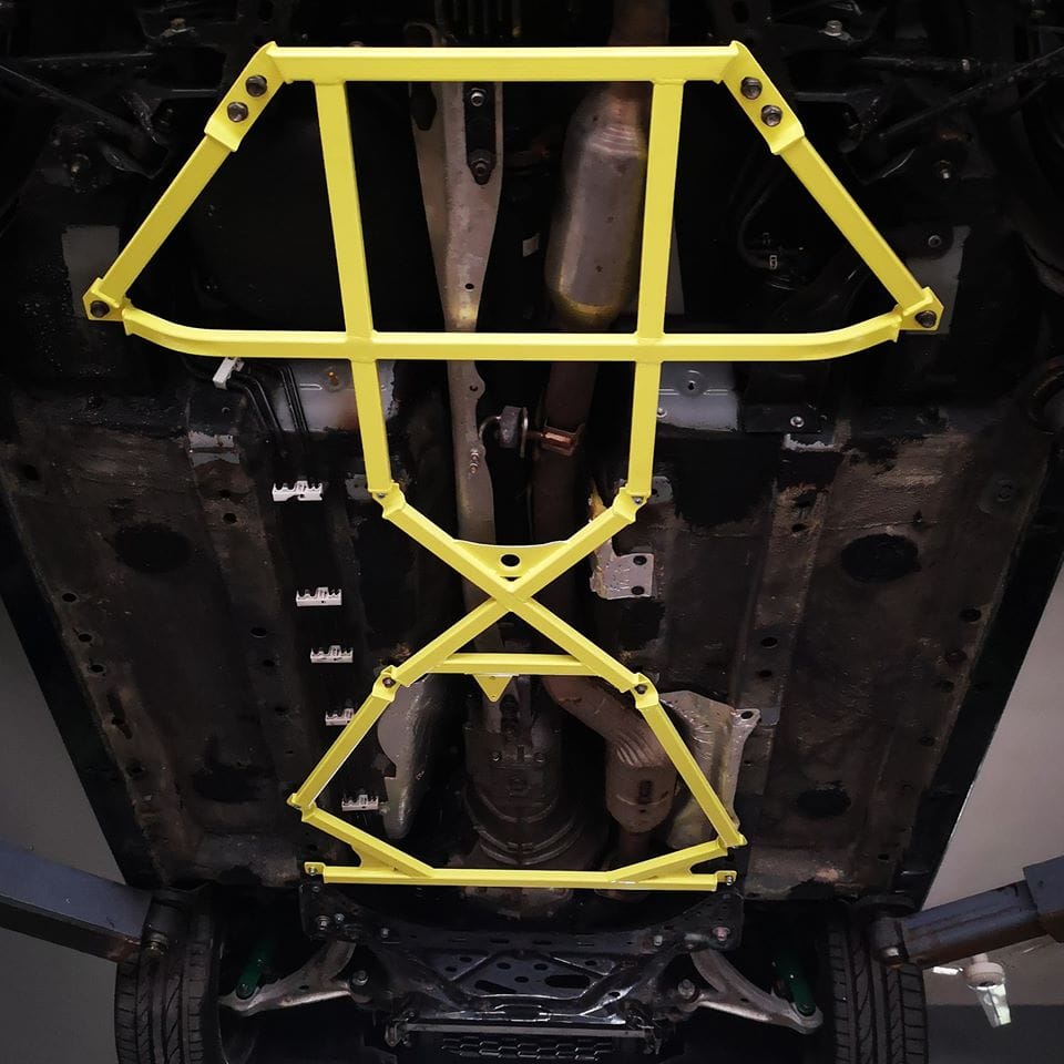 MX-5 NC chassis verstevigingskit - verbindstuk voor/midden zijde