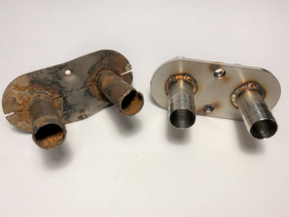 Volvo 240 RVS Upgrade Koelvloeistof Schutbord Doorvoer