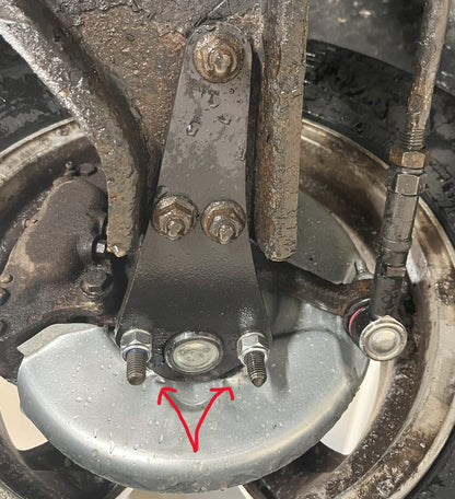 50mm Trackwidth Spacers Volvo 240 t.b.v Lift Kit