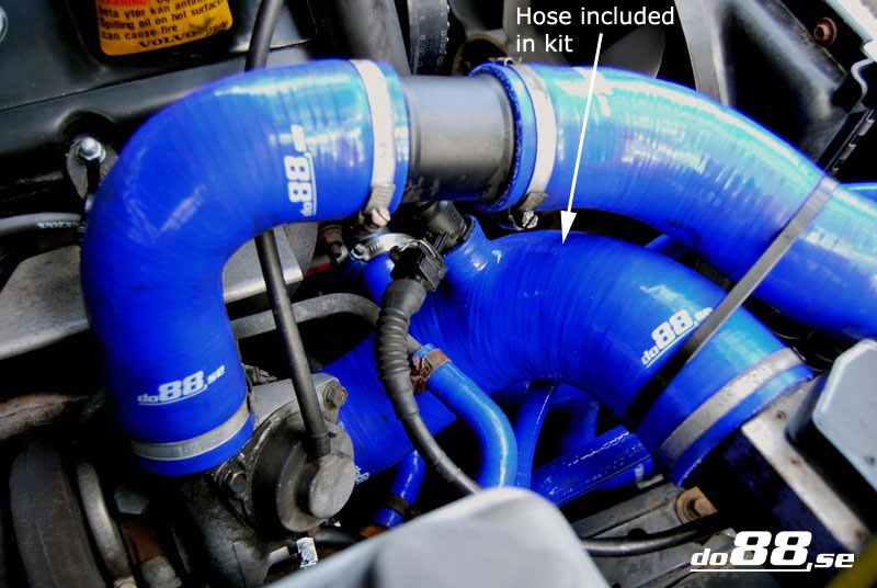 Do88 Volvo 740/940 Turbo 90-98 Inlaatslang Blauw
