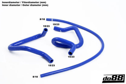 Do88 Volvo 940 92-98 Koelvloeistof Slangen Blauw