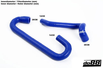 Do88 Volvo 700/940 Turbo 90-98 Stationairklep Slang Blauw