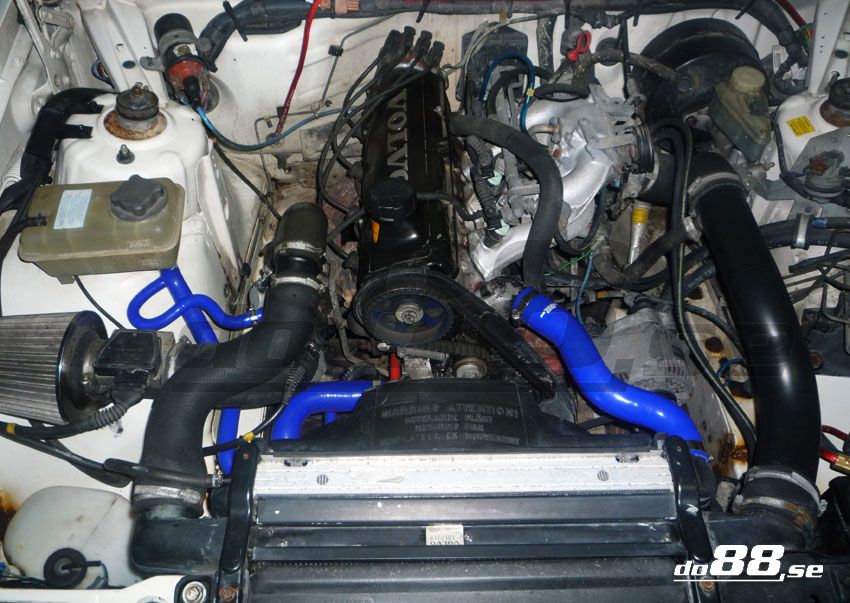Do88 Volvo 700/940 Turbo Koelslangen Blauw