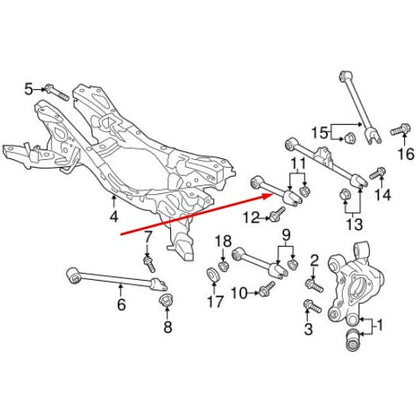 Mazda MX-5 ND Verstelbare Draagarmen Set 003 (achterzijde boven)