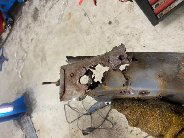 Mazda MX-5 NB/NBFL Chassis Rail Repair – Prevent MOT Failure and Safety Issues - Image 2