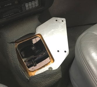 Volvo 240 Hydraulic Handbrake Mounting Bracket