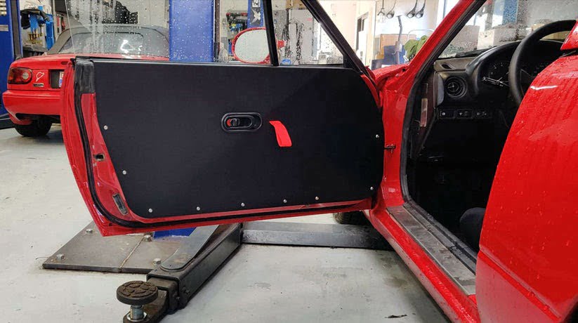 Mazda MX-5 NA Aluminium Deurbekleding (Complete kit) - DCN Performance - Afbeelding 2