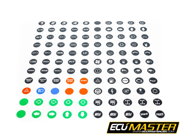 ECU Master - Keypad Insert Set