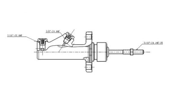 Master cylinder 0.625" (Girling) - Image 2
