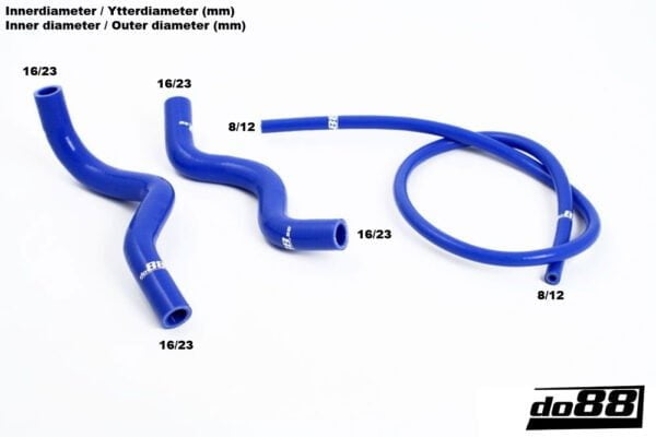 Do88 Volvo 240 Additionele Koelvloeistofslangen Blauw - Afbeelding 2