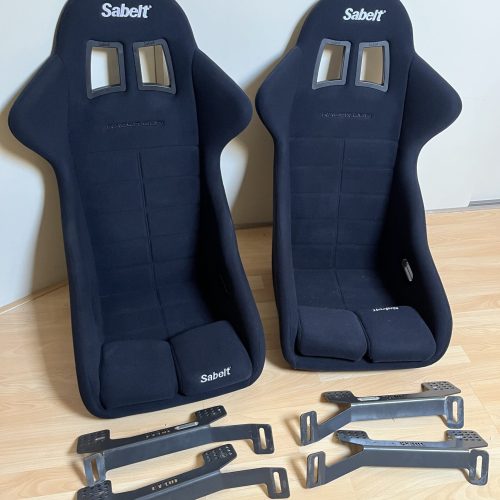 Used: Sabelt Racer Duo Bucket Seat + MX-5 Mounting Brackets