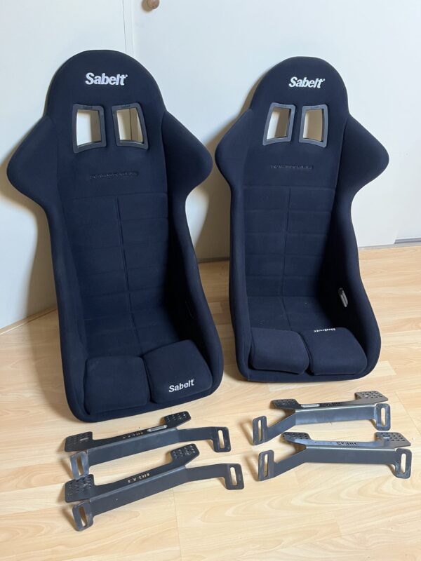 Used: Sabelt Racer Duo Bucket Seat + MX-5 Mounting Brackets