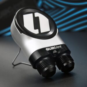 Level Seven QuikVent™ Scavenger Oil Cap for Mazda MX-5 - Silver