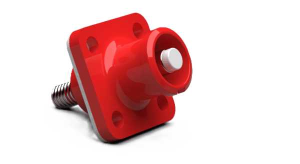 16mm2 Schutborddoorvoer voor Accukabels Rood